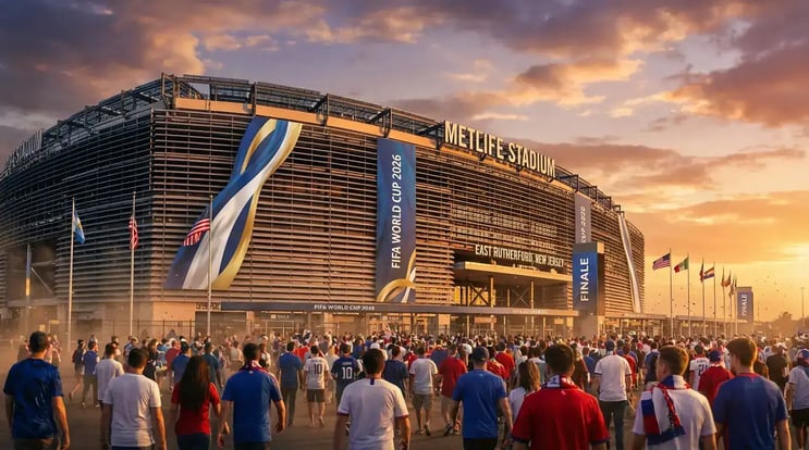Ingreso al Metlife stadium