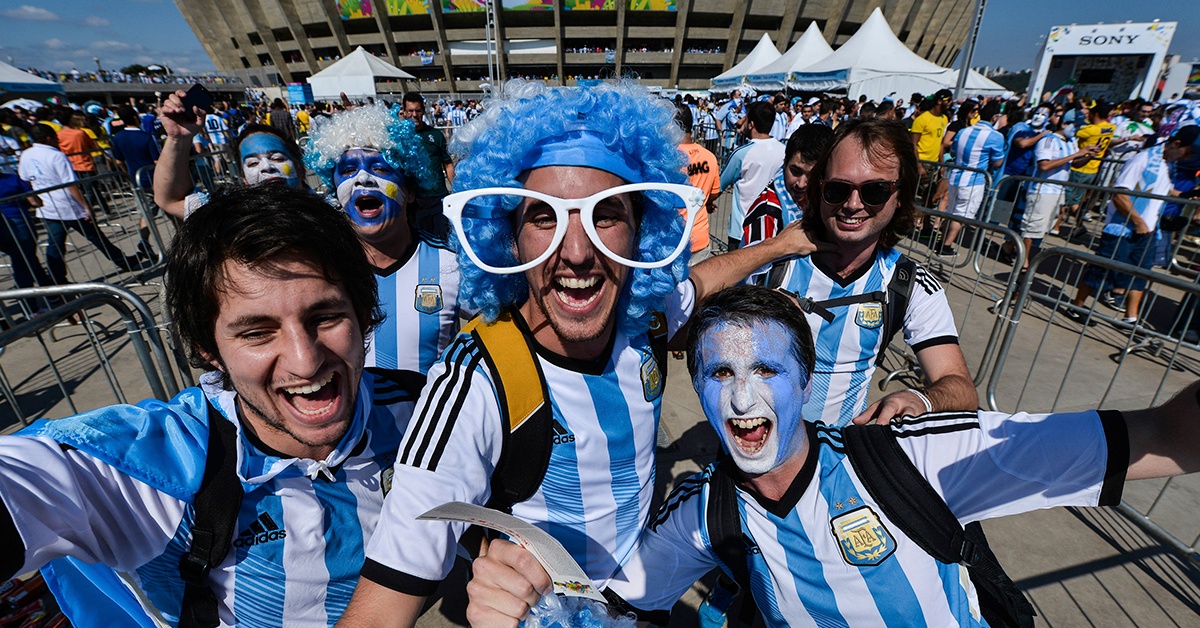 Going to a football match