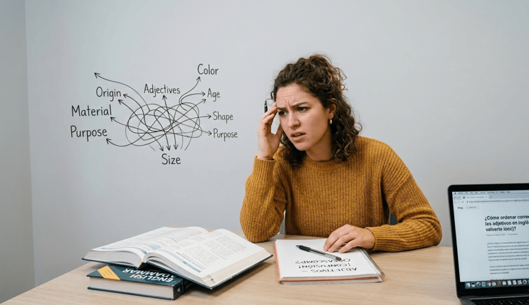 ordenar adjetivos en ingles sin volverte loco