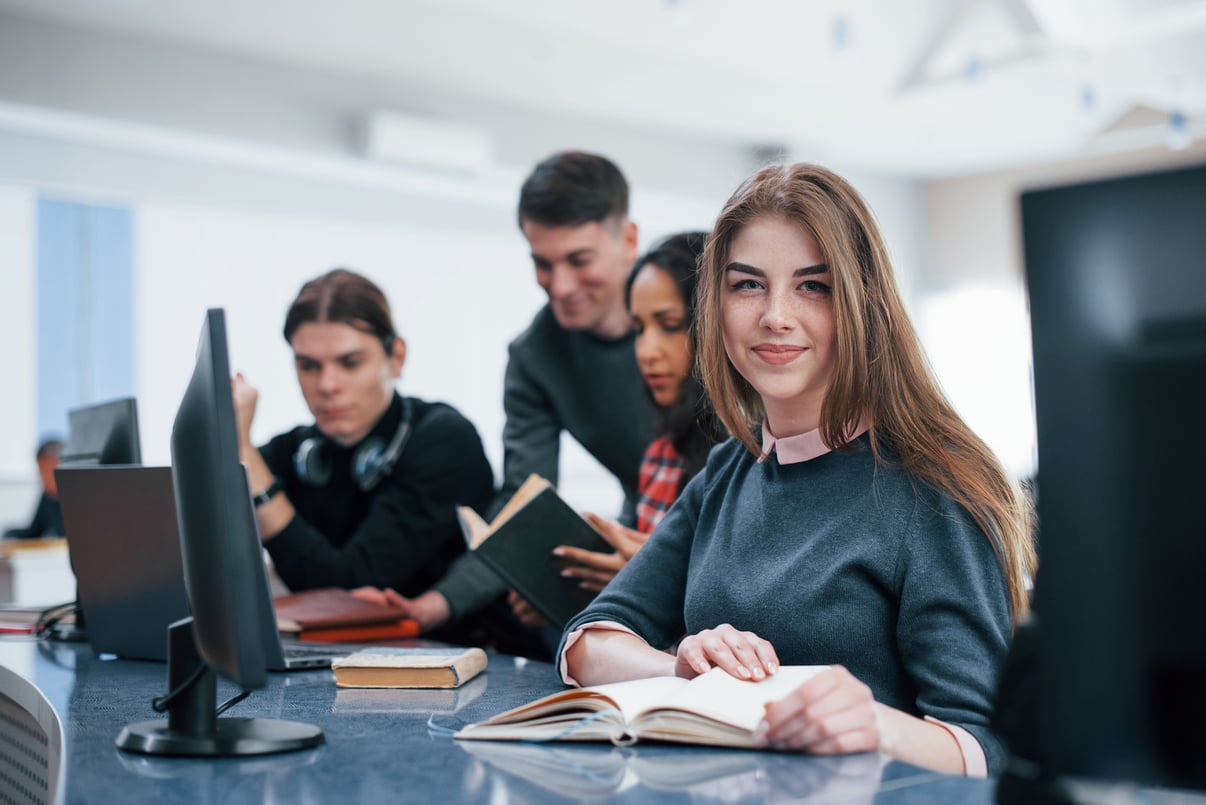 positive-mood-group-young-people-casual-clothes-working-modern-office